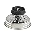 Highcraft 9843 Stainless Steel Kitchen Sink Strainer Basket-Replacement for Standard Drains (3-1/2 Inch) -Universal Style Rubber Stopper