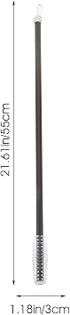 CANIGHT Curtain Pull Rod 50cm for Vertical Blinds and Curtains Aluminium Alloy and Plastic Material Simple Design Practical Tool Window Blind Tilt Wand for Office and Home Use
