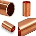 Supply Giant DDDQ0014 Straight Copper Coupling With Sweat Sockets And With Dimple Tube Stop, 1/4 Inch