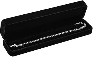 ネックレス ケース ジュエリーケース ペンダント ネックレス 収納箱 ギフトボックス ギフト包装 大切なジュエリーの保管 ジュエリー ボックス ギフト 多用ケース 記念日 サプライズ プロポーズ用 プレゼント 結婚などに適当 (1個ブラック), cda44