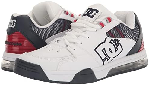 DC Men's Versatile Low Shoe Skate, White/Red/Blue, 9.5 | Image 6