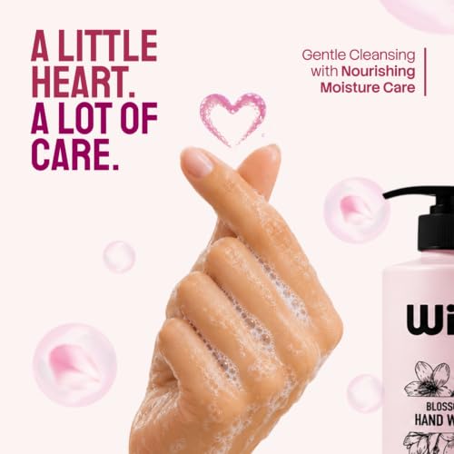 Image of Wiz Blossom Liquid Hand Wash - 500ml with Pump Dispenser | Gentle Hand Cleanser for Daily Use | Refreshing Fragrance | Handwash Bottle for Kitchen & Bathroom