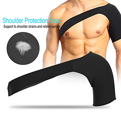 Semme Neoprene Shoulder Support Brace, Unisex Rotator Cuffs Protector Strap For Shoulder Stability, Injury Prevention In Sports, Dislocated Joint, Soreness Fit Both Left Right Shoulder(Xl) #TOP2