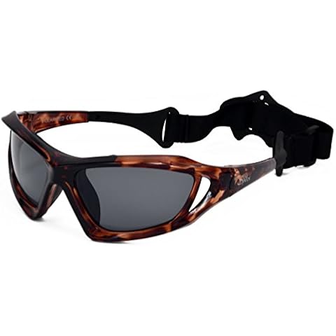 SeaSpecs Extreme Sports Sunglasses Stealth Tortoise Cover