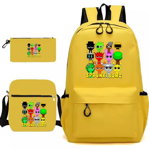 [DGHEJKWU] �X�v�����L�[ �o�������b�N+�V�����_�[�o�b�O+�y���P�[�X Sprunki �A�j���̃Q�[���̃v�����g�̗����̃����b�N�T�b�N�P��̌��̕�݃y���̑܊w���̂��΂��3�_�Z�b�g