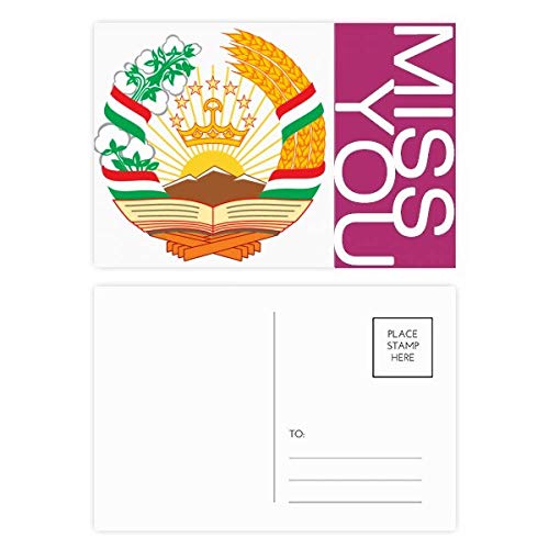 Carte postale Tadjikistan lot de 20 pour ne plus manquer de support d'écriture original