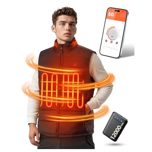 POSUGEAR Chaleco Térmico con APP Control