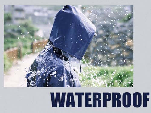 Image of RainRider Rain Suits Waterproof for Men Women Heavy Duty Rain Gear Reflective Jacket Bib Pants 3 Pieces Rainwear
