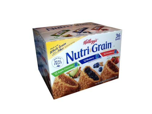 Kellogg's Nutri-Grain Cereal Bars, 36 Count