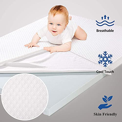 3 Inch Cool Gel Memory Foam Mattress Topper California King Size Bed,Removable Soft Cover, Comfort Body Support & Pressure Relief #TOP4