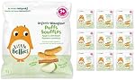 Little Bellies Organic Apple & Cinnamon Puffs Baby Snack (Pack of 7 x 12g Individual Packs)