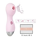 Clitoral Sucking Vibrator,Mini Female Adult Toy Fovel Touch - Free Technology Massager Small Sex Toys Simulator Clitoris Stimulation Clit Sucker Nipple USB Rechargeable Waterproof Portable Vibe,Pink