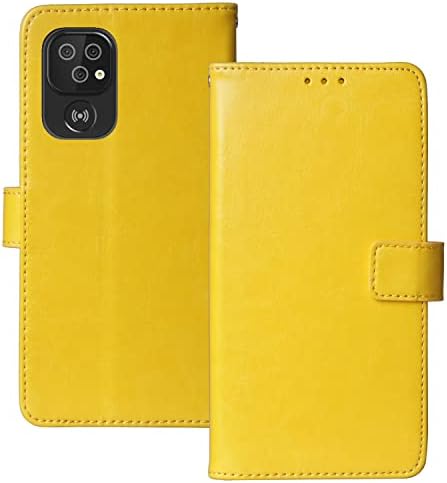 Rosso Premium Retro Stand Portafoglio TPU Silicone