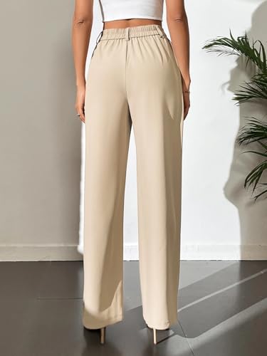 Image of Elendra Women Lycra - Bootcut Trousers Pant Wide Leg
