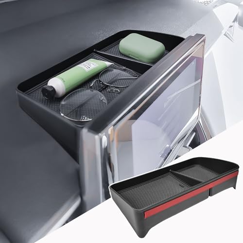 HGWEI Dashboard Organizer Tray Compatible with Toyota Corolla 20192026 / Corolla Cross 20222026 Accessories Interior Center Console Dash Storage Insert Holder (Only for 8 Audio Multimedia Display)