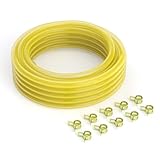TAILONZ PROMAKE 3/8" OD x 1/4" ID Fuel Line Hose Kit with 10 Clamps - Compatible with Outdoor Power Equipment & Small Engines 20ft