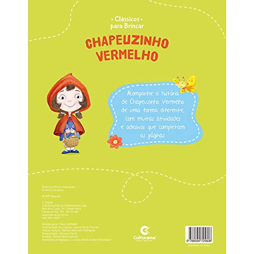 CLASSICOS PARA BRINCAR - CHAPEUZINHO VERMELHO