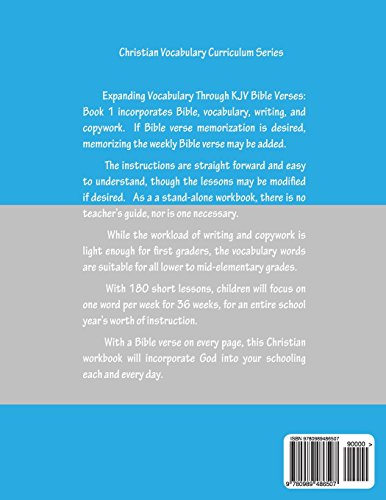 Expanding Vocabulary Through KJV Bible Verses: Book 1 (Christian Vocabulary Curriculum Series) - Image 2