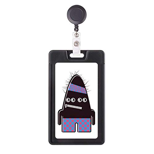 Funda retráctil para tarjetas: di adiós a perder tus pases con el monstruo negro alien