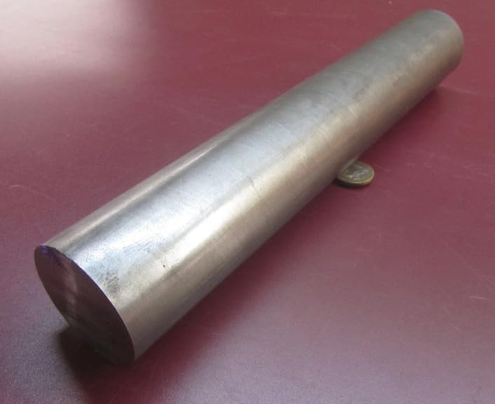1144 Carbon Steel Round Rod 2.00" Diameter x 1 Foot Length 1 Piece