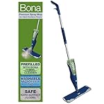 Bona Premium Motion Multi-Surface Floor Spray Mop - Includes Multi-Surface Floor Cleaning Solution and Machine Washable Microfiber Cleaning Pad - for Stone, Tile, Laminate, and Vinyl Floors