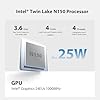 Beelink Mini PC, Mini S13 Intel Twin Lake N150 (Upgraded N100, 4C/4T), Mini Computer 16GB DDR4 RAM 1TB SSD, Desktop PC Dual HDMI 4K UHD/Gigabit Ethernet/WiFi6/BT5.2/W11 Home