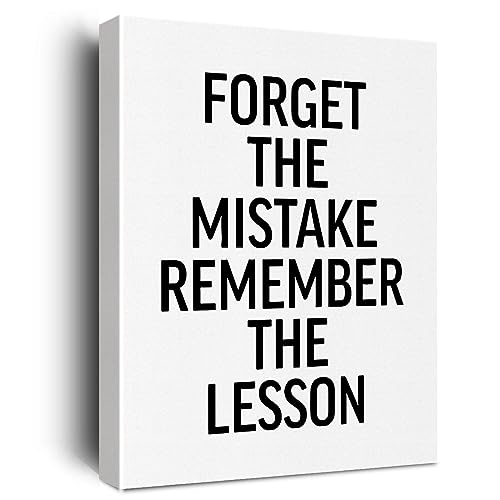 Motivational Canvas Wall Art Framed Encouragement Gifts for Women Men Paintings Canvas Prints Positive Poster for Home Office Parlour Living Room Kitchen Bedroom Wall Decor Artwork Decorative