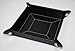 Black Carbon Fiber Catchall Coin Case Valet Tray & Catch-All for Keys, Phone, Jewelry, Valet, Accessories