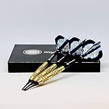 18g Softdarts Set „Golden Dragons“ von my-Dartpfeil: Original Brass Dartpfeile mit Soft Spitze und komplett E-Darts Zubehör / Dart Barrels mit Flights, Kunststoff Schäfte (18g)