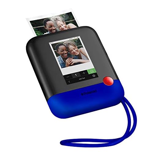 Polaroid Pop Wireless Portable Instant 3x4 Photo Printer & Digital 20MP Camera with Touchscreen Display (Blue) Built-in Wi-Fi, 1080p HD Video
