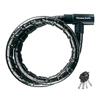 MASTER LOCK Motorradschloss [Schlüssel] [1,2 m Stahlkabel] [Wetterfest] 8218EURDPS - Ideal für Fahrräder und Motorräder – Ansicht 1