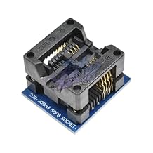 مقبس محول مبرمج SIEAT عريض الجسم من Soic8 Sop8 إلى Dip8 مقاس 200 مل Ch341A