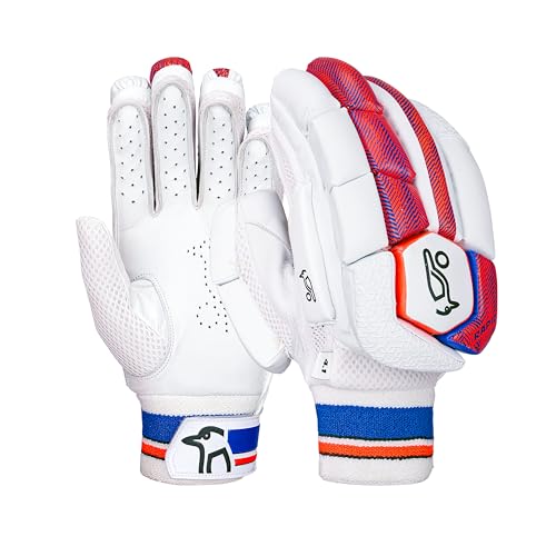 Gants de cricket Kookaburra Rapid 4.1 équipement batteur batting gloves blanc