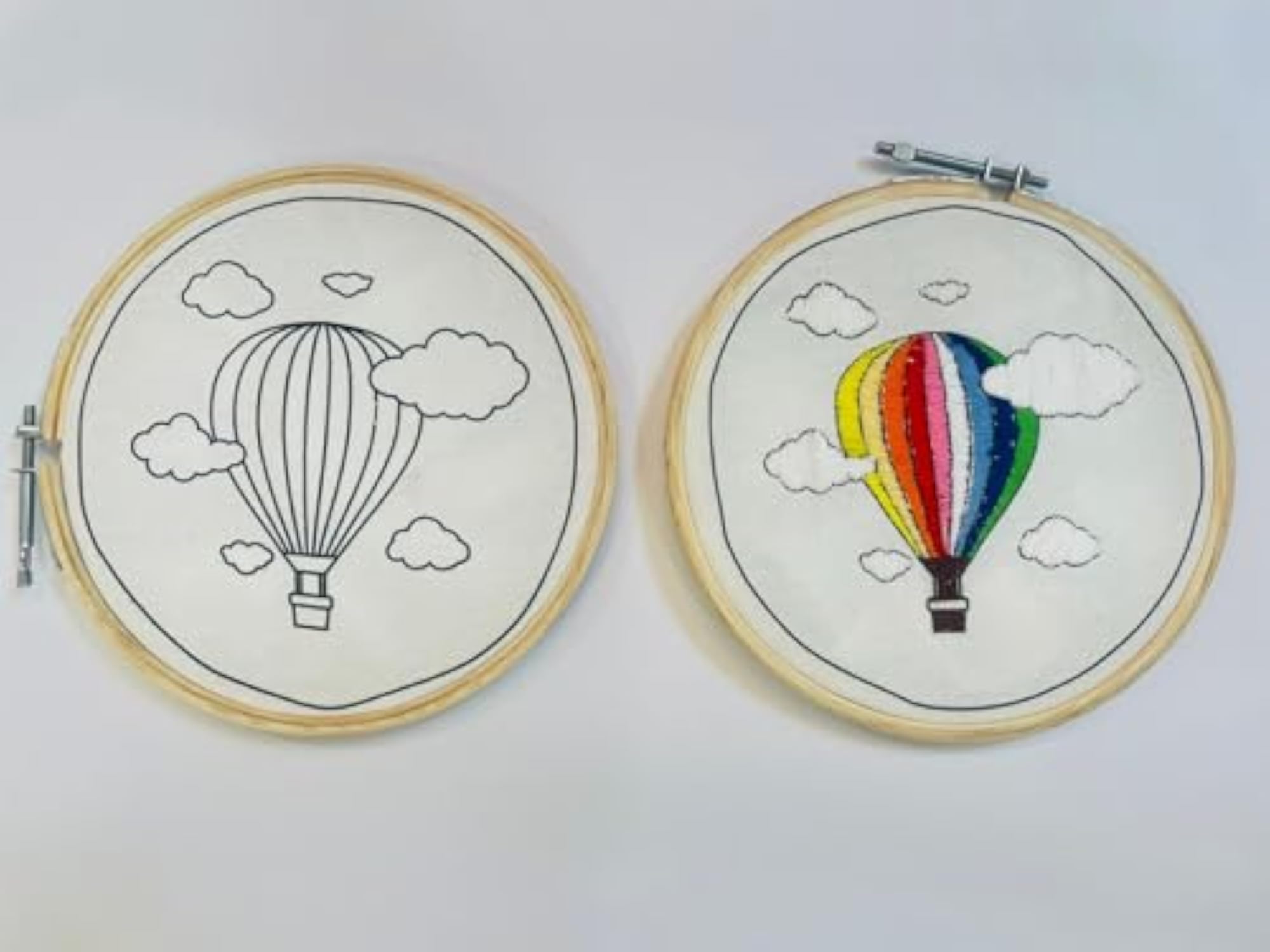DIY Satin Stitch Hand Embroidery Kit for Beginners