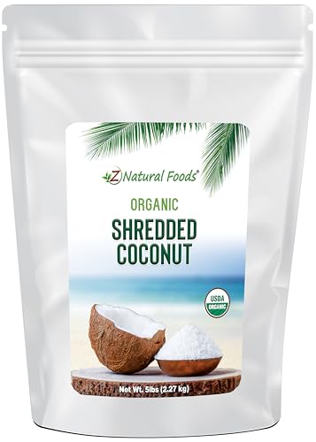 Z Natural Foods Organic Shredded Coconut 5 Lb