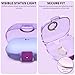 [Secure Lock] for Beats Powerbeats Pro 2 Case, NIMUW Soft Clear TPU Shockproof Protective Case Cover for Beats Powerbeats Pro 2 Accessories with Cleaning Kit & Keychain (Clear Purple)