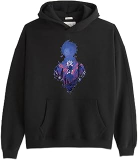 Japanese Anime demon sler nezuko tanjiro inosuke Kanao Giyu Tengen hoodie black 23