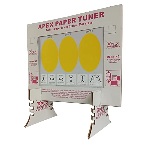 KHAMPA Apex DIY Paper Tuning System Archery Includes 10 Sheets