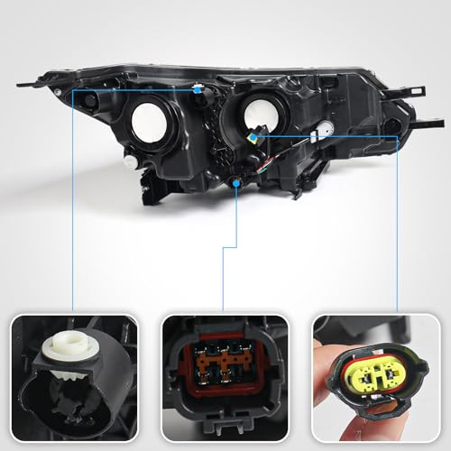 Huray Headlight Assembly Fit for Nissan Rogue Sport 2020 2021 2022 LH OE Factory Projector Headlamp Replacement for NI2502279 260606MR0A Left Driver Side by Huray - Image 3