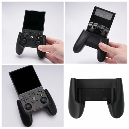 Petforu Grip Handle for R36MAX Handheld Game Console (Black) - Thumbnail 4