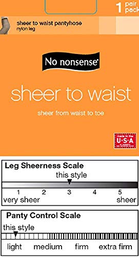 Image of no nonsense Women's Sheer To Waist Pantyhose: Flawless Elegance and Comfort