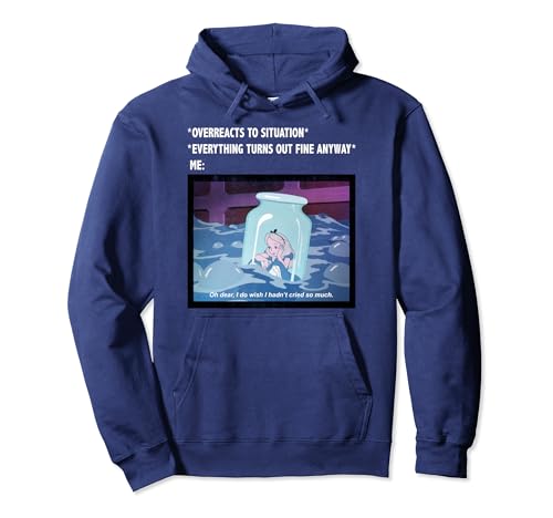 Sweatshirt Alice anti-froid vêtement chaud à capuche mème rigolo pour hiver confortable