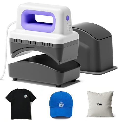 Lightweight Hat Press with 4 Heat Levels and Auto-Off