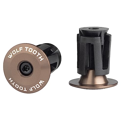 �E���t�g�D�[�X(Wolf Tooth) Alloy Bar End Plugs Espresso ���a�͈� �F16mm�`21.5mm