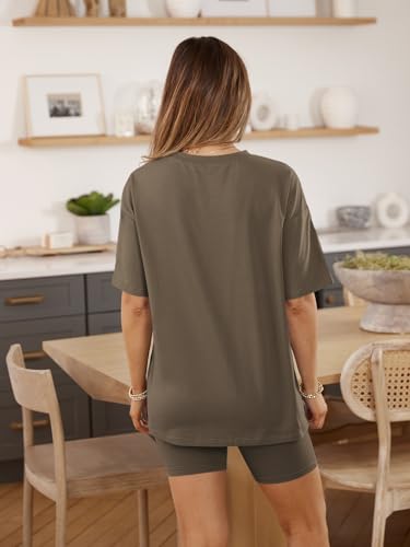 Image of AUTOMET Women 2 Piece Sets Summer Outfits 2026 Two Piece Matching Clothing | Oversized Tshirts,Biker Shorts,Short Sets,Workout Sets,Summer Sets,Lounge sets