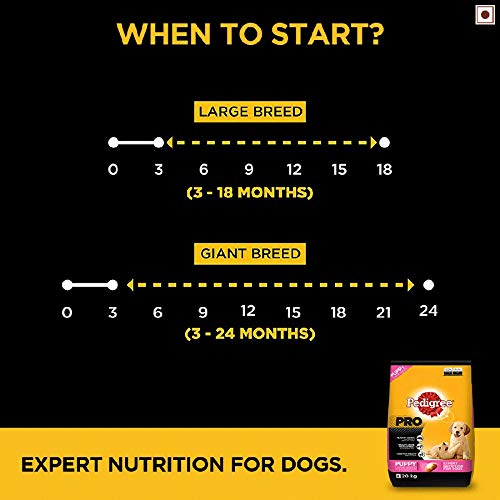 Image of Pedigree PRO Expert Nutrition Large Breed Puppy (3-18 Months), Dry Dog Food, Chicken Flavour, 20kg Pack