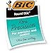 BIC GSF11BE Round Stic Xtra Precision Ballpoint Pen, Blue Ink.8mm, Fine, Dozen