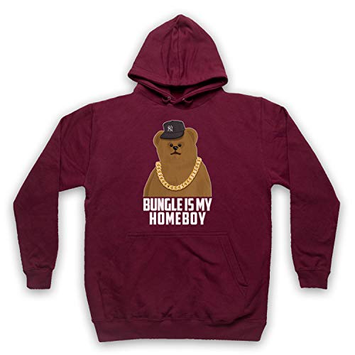 Sweat a capuche Rainbow Bungle pour adulte pull parodie TV show retro