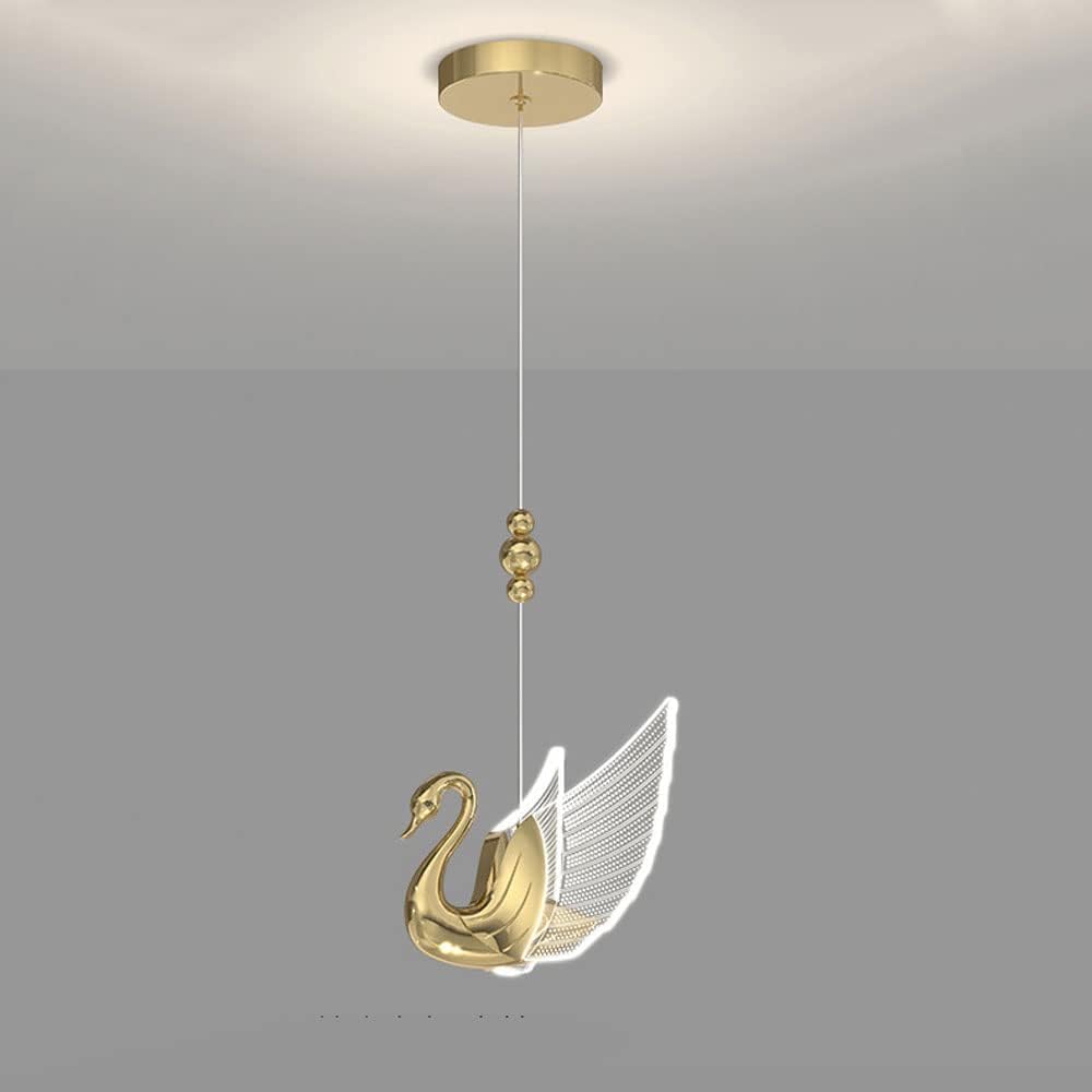 Lustre moderne suspendu LED en acrylique pour table de chevet