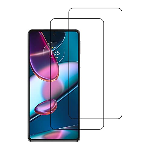 Verre trempé Motorola Moto Edge Plus 2022 : lot de 2 films transparents